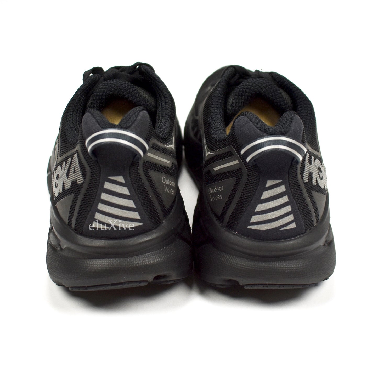 Hoka x Outdoor Voices - Clifton Sneakers (Black)