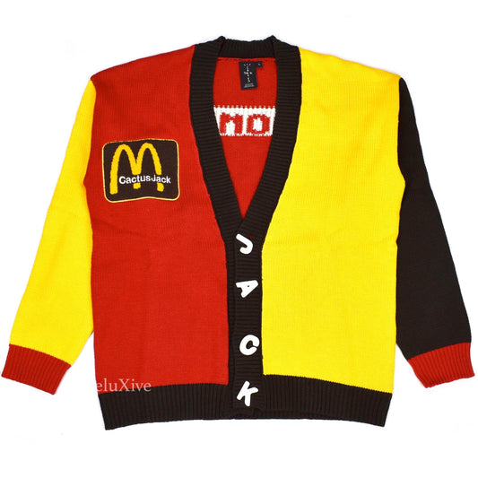 Travis Scott x McDonalds x CPFM - Color Blocked Cardigan