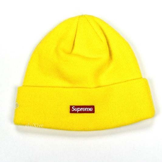 Supreme x New Era - Icy S-Logo Beanie (Yellow)