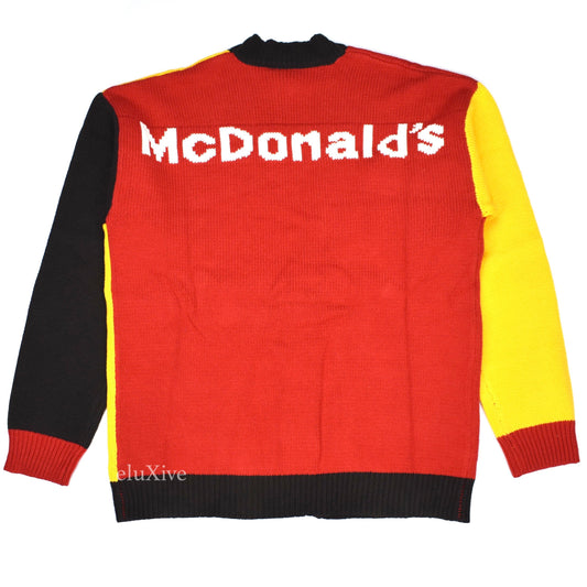 Travis Scott x McDonalds x CPFM - Color Blocked Cardigan