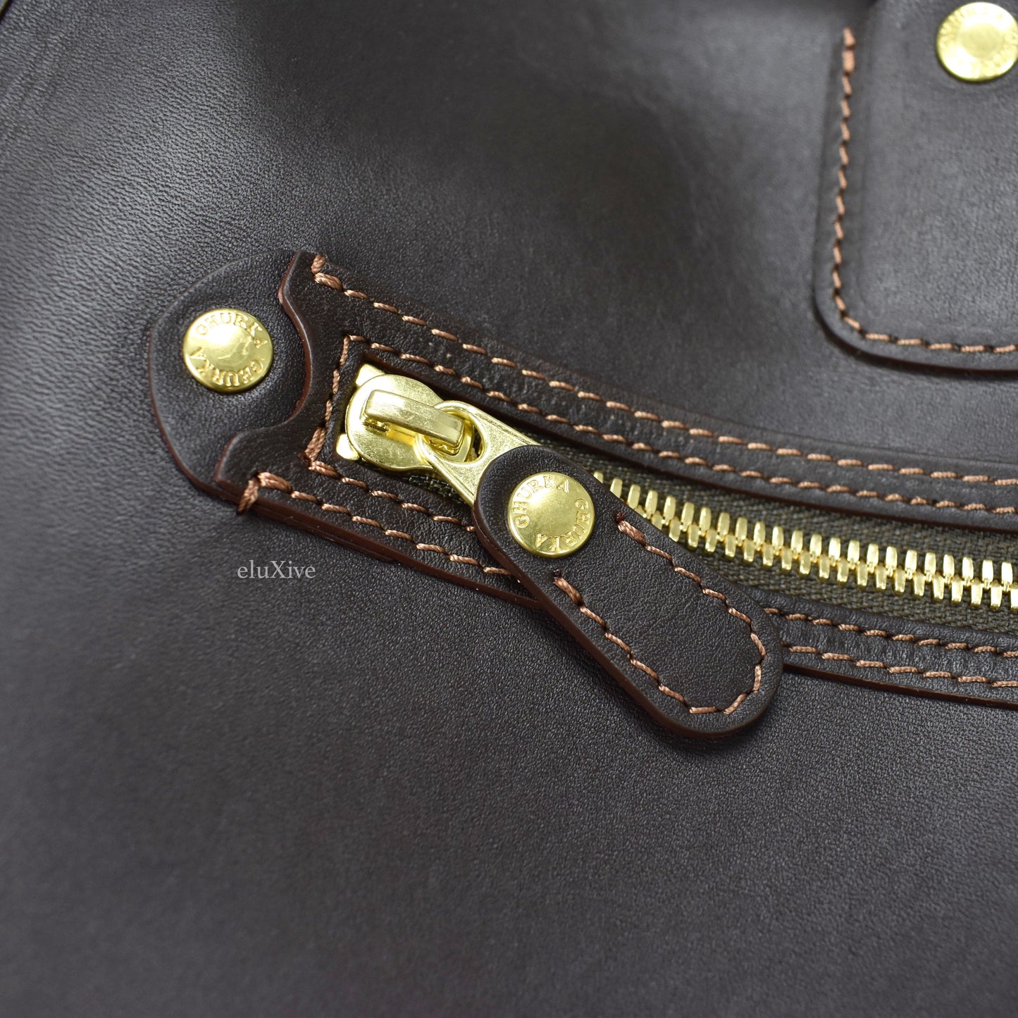 Ghurka - Leather Vestry No. 152 Bag (Walnut)