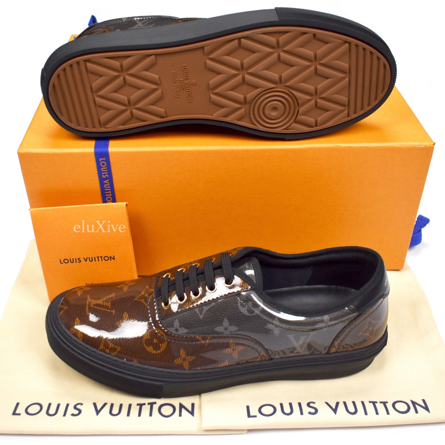 Louis Vuitton Men's Trocadero Printed Sneakers