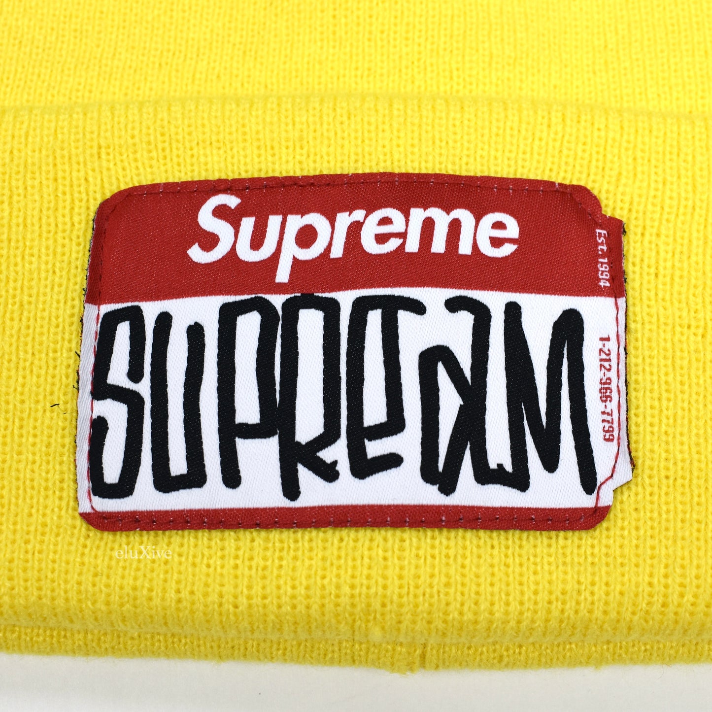 Supreme - Gonz Name Tag Beanie (Yellow)