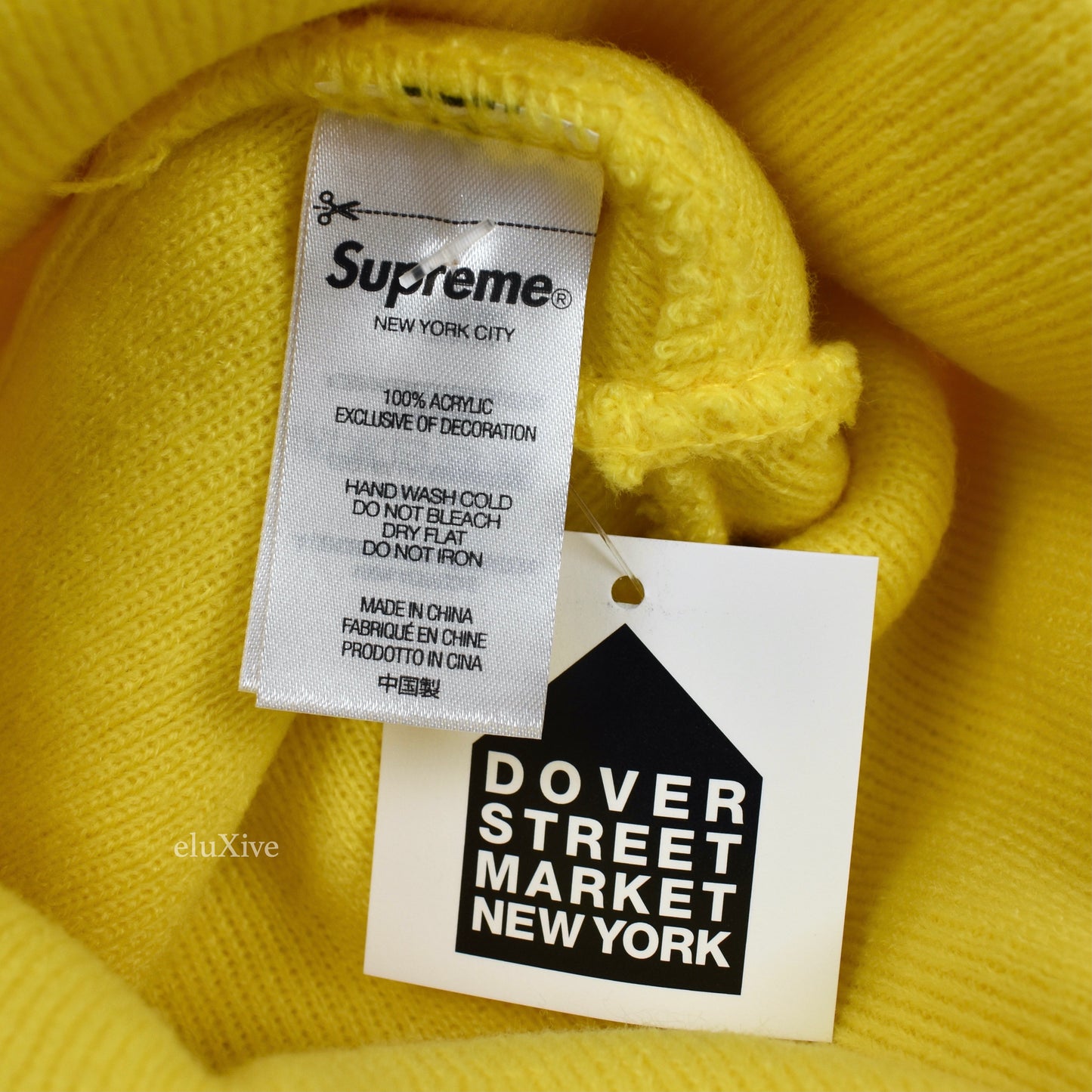 Supreme - Gonz Name Tag Beanie (Yellow)