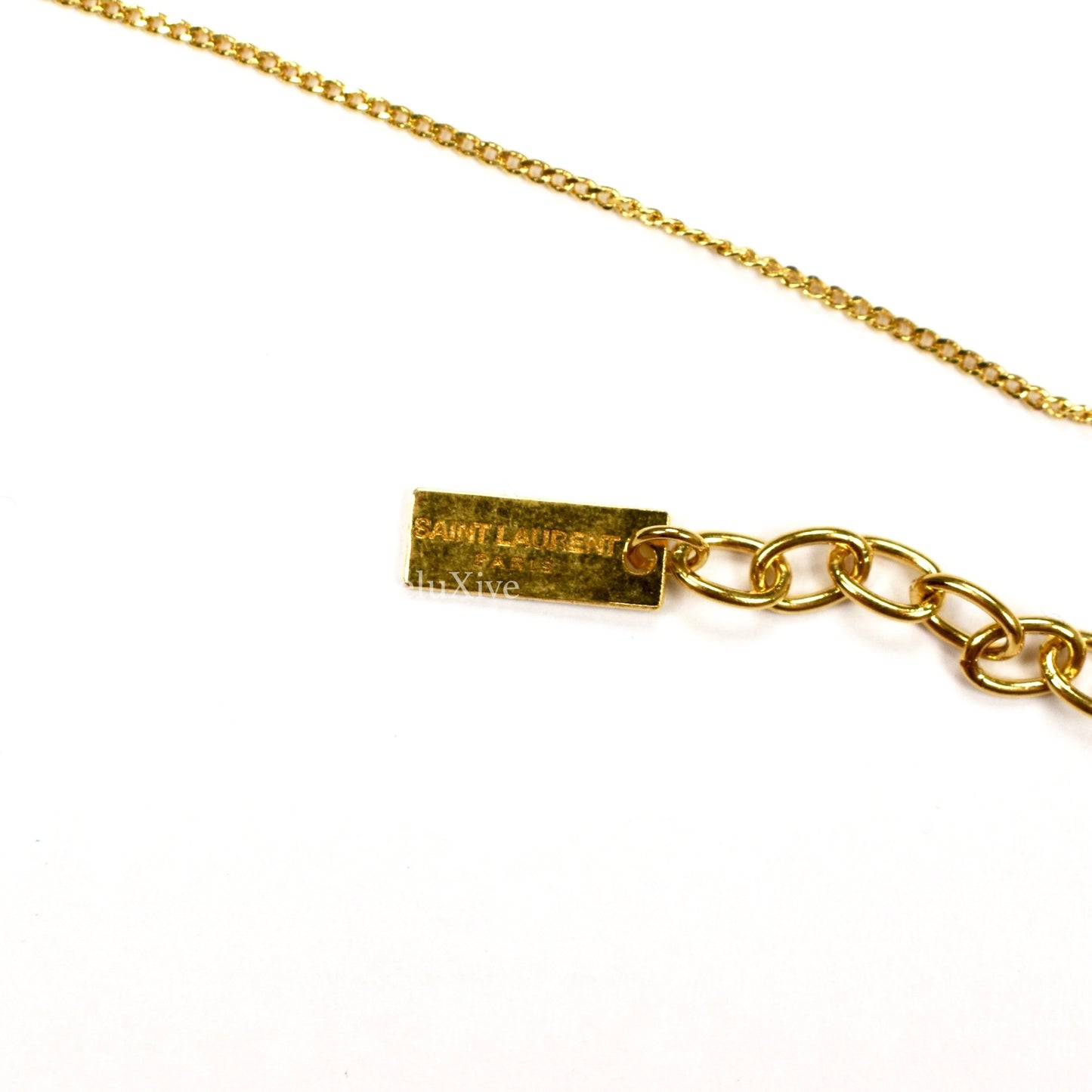 Saint Laurent - Gold Nail Pendant Necklace