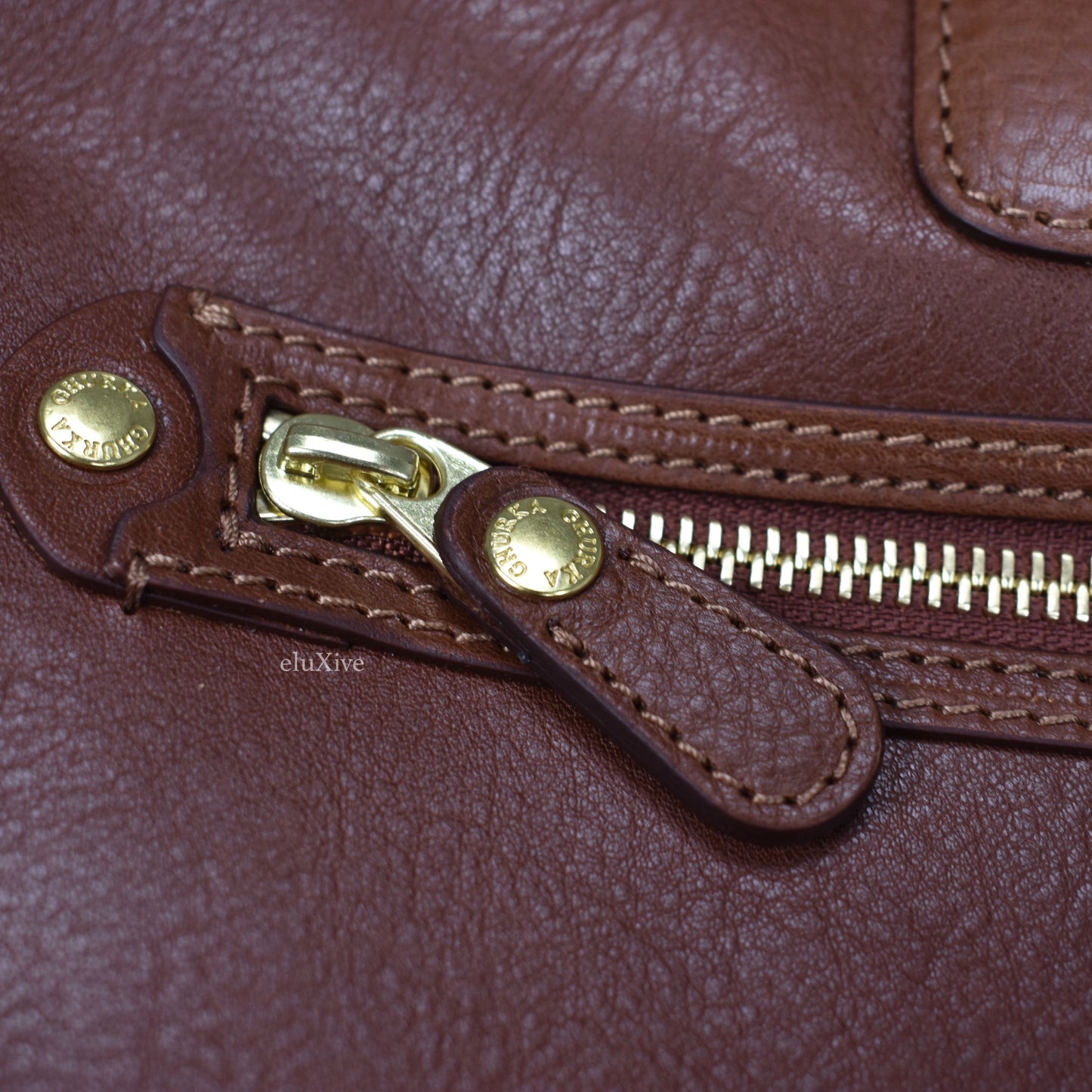 Ghurka - Leather Vestry No. 152 Bag (Vintage Chestnut)