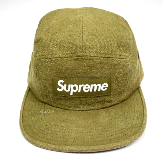 Supreme - Napped Canvas Box Logo Hat (Olive)