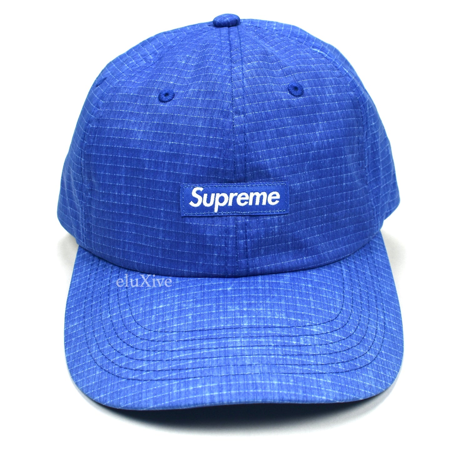 Supreme - Faded Ripstop Small Box Logo Hat (Blue)