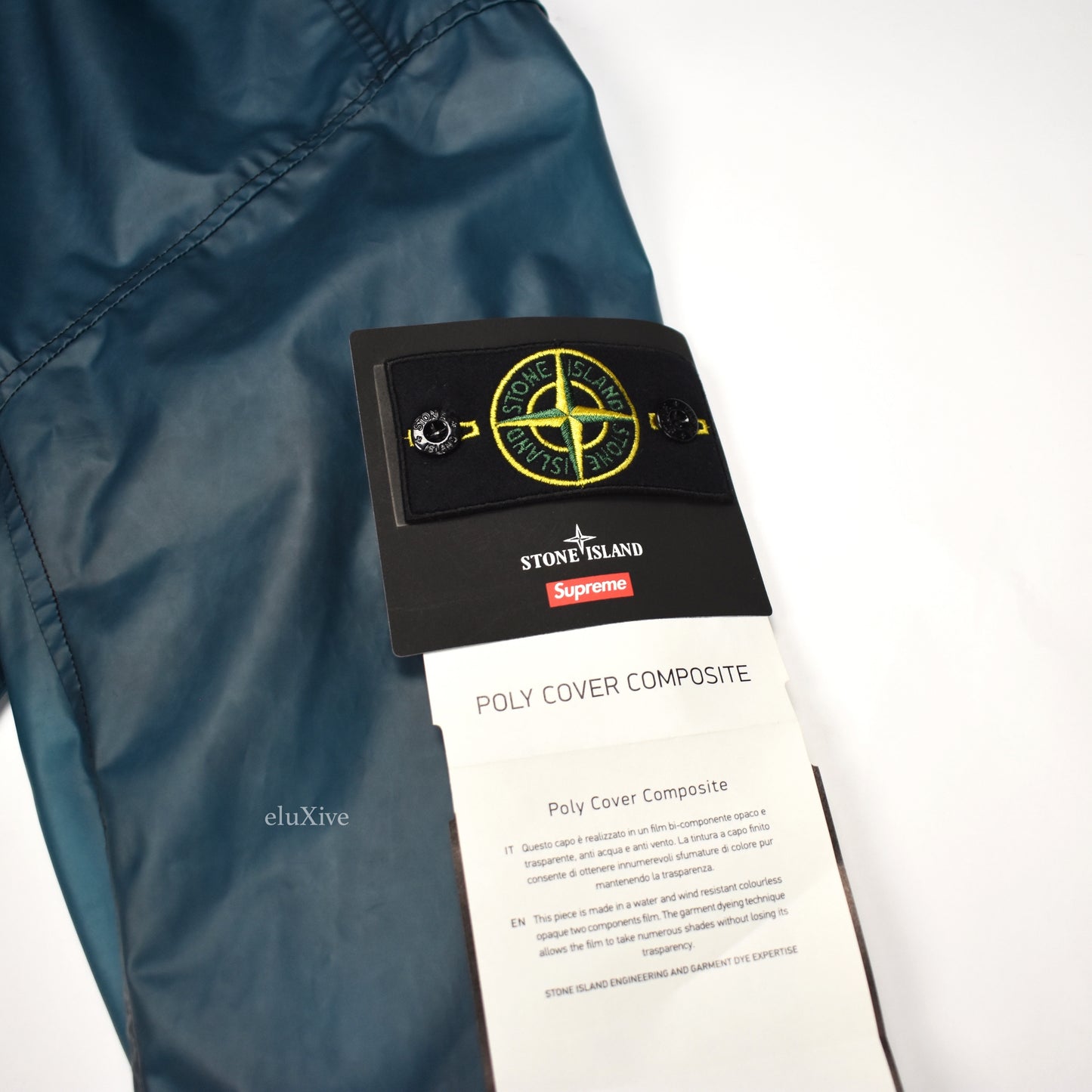 Supreme x Stone Island - Poly Cover Anorak (Teal)