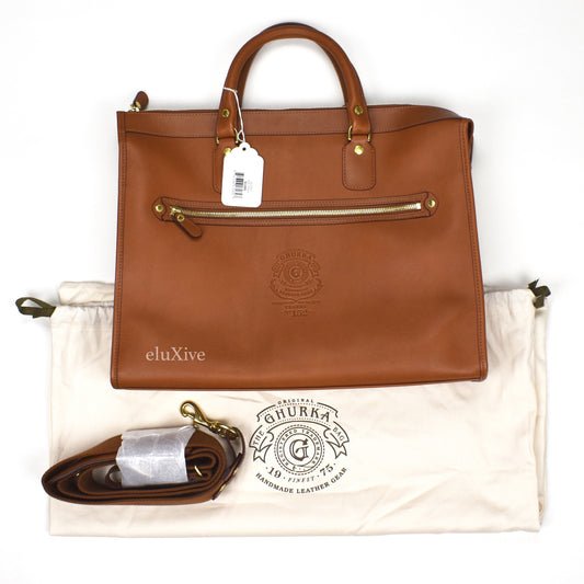 Ghurka - Leather Vestry No. 152 Bag (Chestnut)