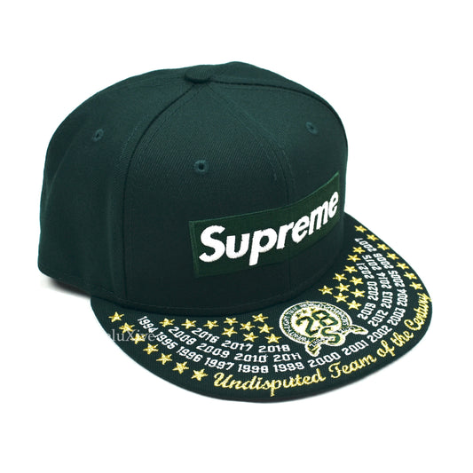 Supreme x New Era - Undisputed Box Logo Hat (Dark Green)
