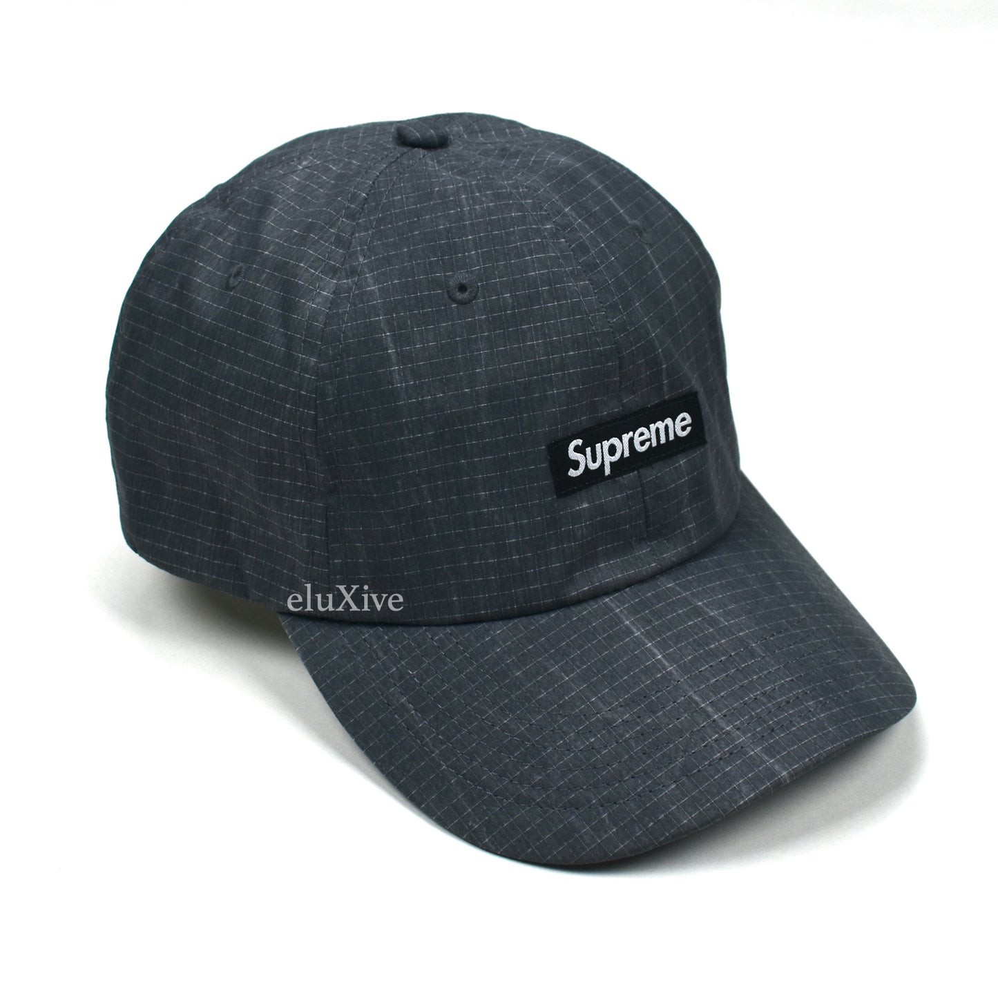 Supreme - Faded Ripstop Small Box Logo Hat (Black)