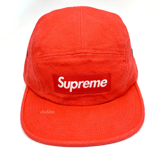 Supreme - Napped Canvas Box Logo Hat (Red)