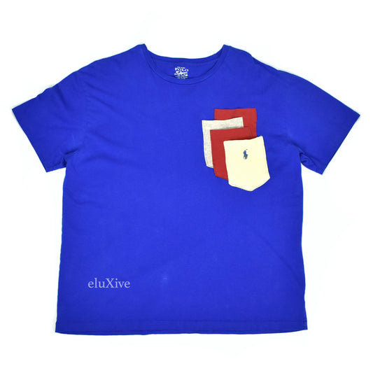 Polo Ralph Lauren - Misplaced Pockets Logo T-Shirt (Royal Blue)