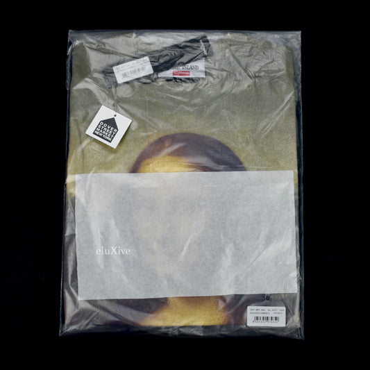 Supreme x Stone Island - Mona Lisa Print Clear Logo T-Shirt