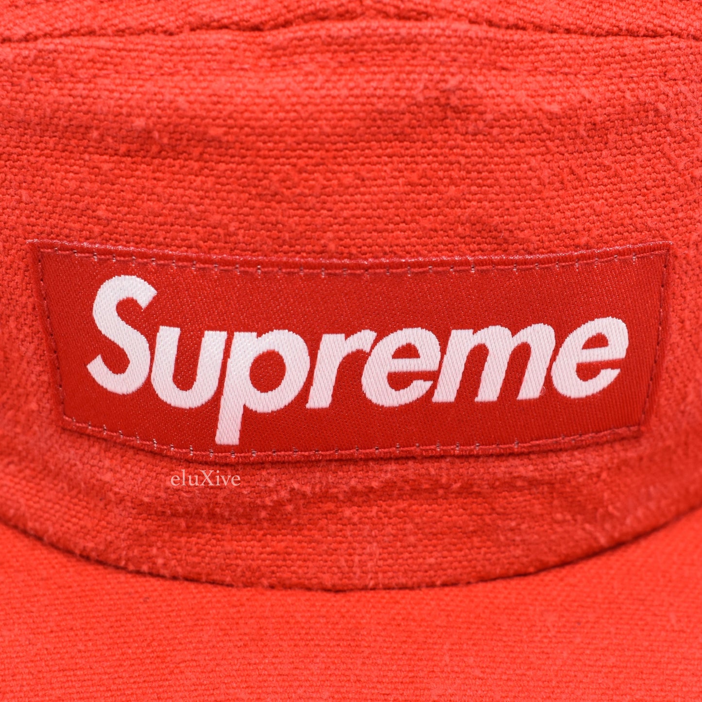 Supreme - Napped Canvas Box Logo Hat (Red)