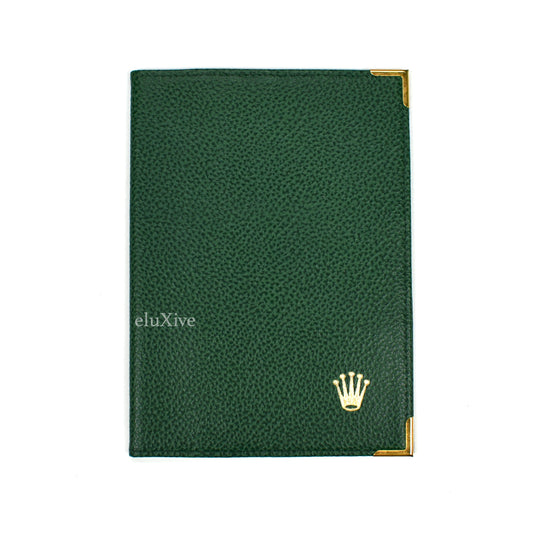 Rolex - Dark Green Leather Wallet