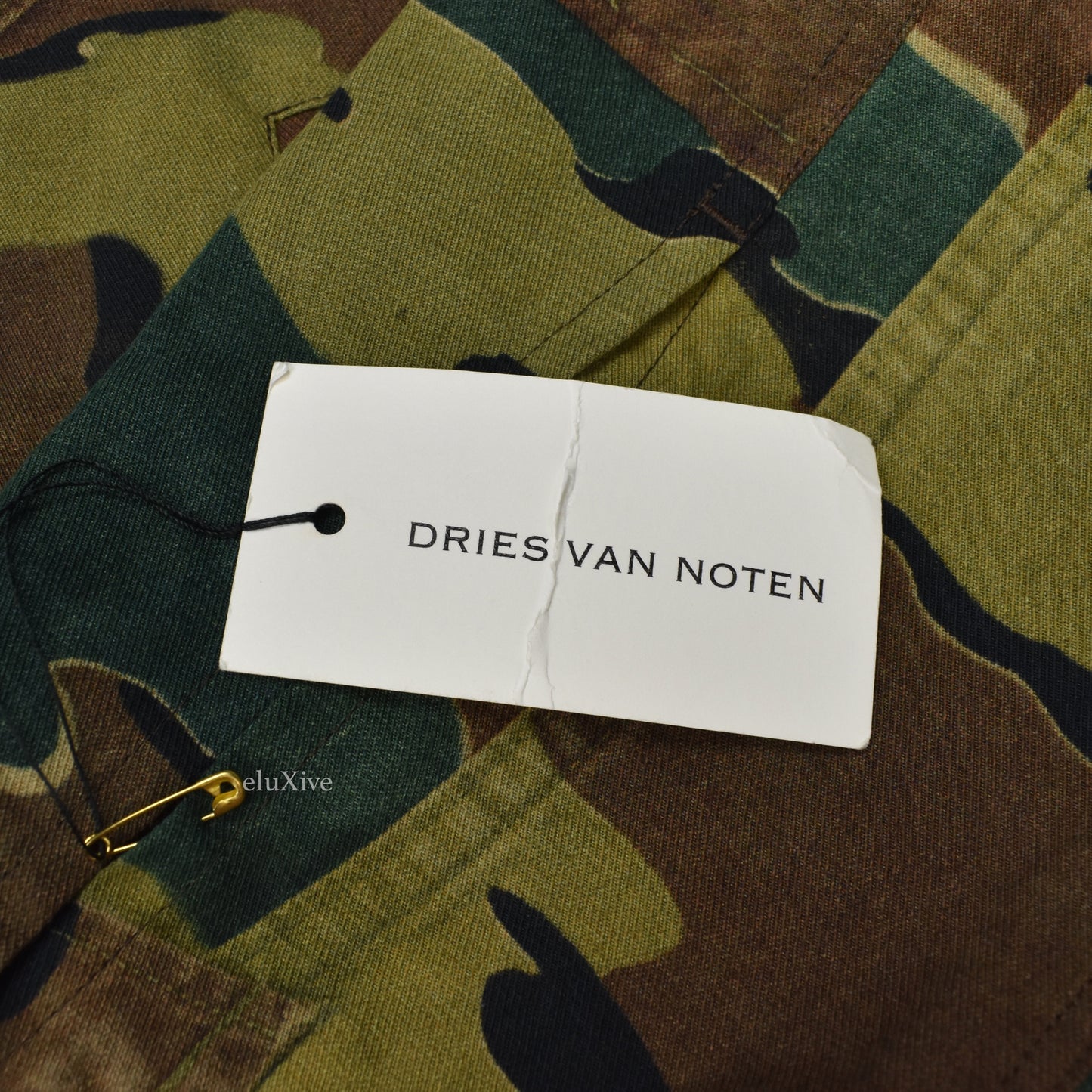 Dries Van Noten - Patchwork Camo Print Jacket