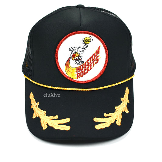Retro - Houston Rockets 71-72 Vintage Patch 'Pilot' Trucker Hat