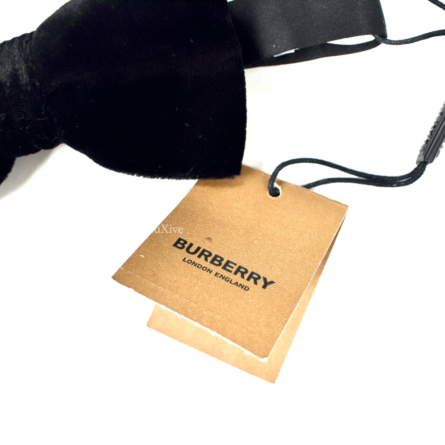 Burberry - Black Velvet Bow Tie