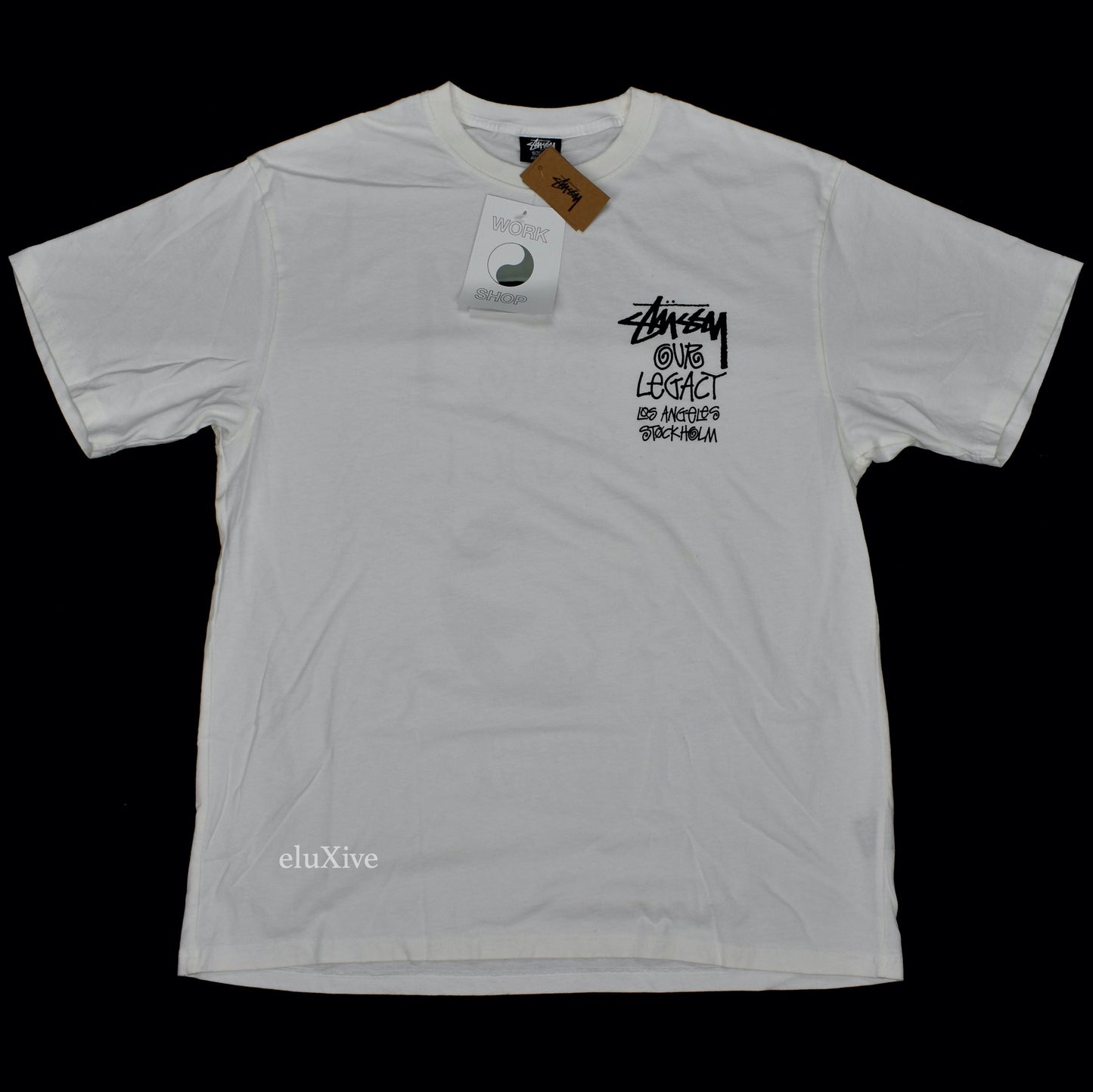 Stussy x Our Legacy - Surfman Logo T-Shirt (White) – eluXive