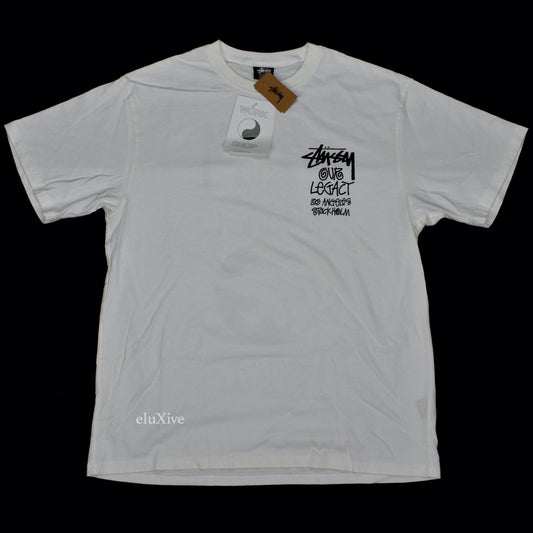 Stussy x Our Legacy - Surfman Logo T-Shirt (White)