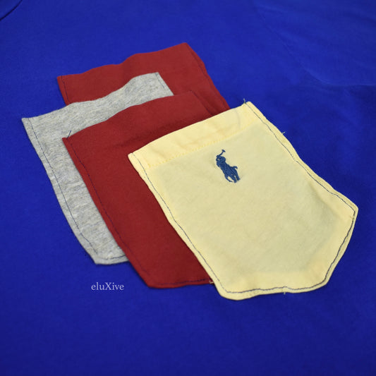 Polo Ralph Lauren - Misplaced Pockets Logo T-Shirt (Royal Blue)