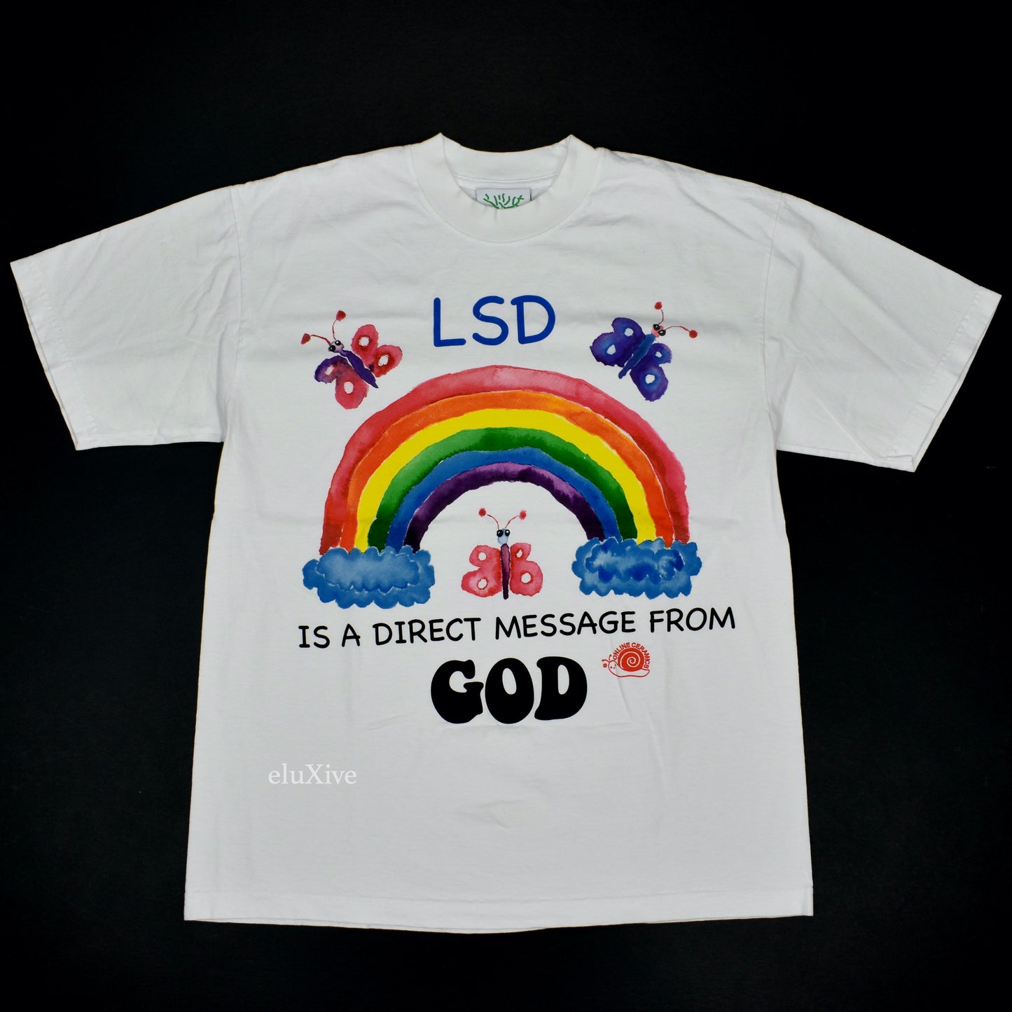 Online Ceramics - LSD Rainbow T-Shirt (White)