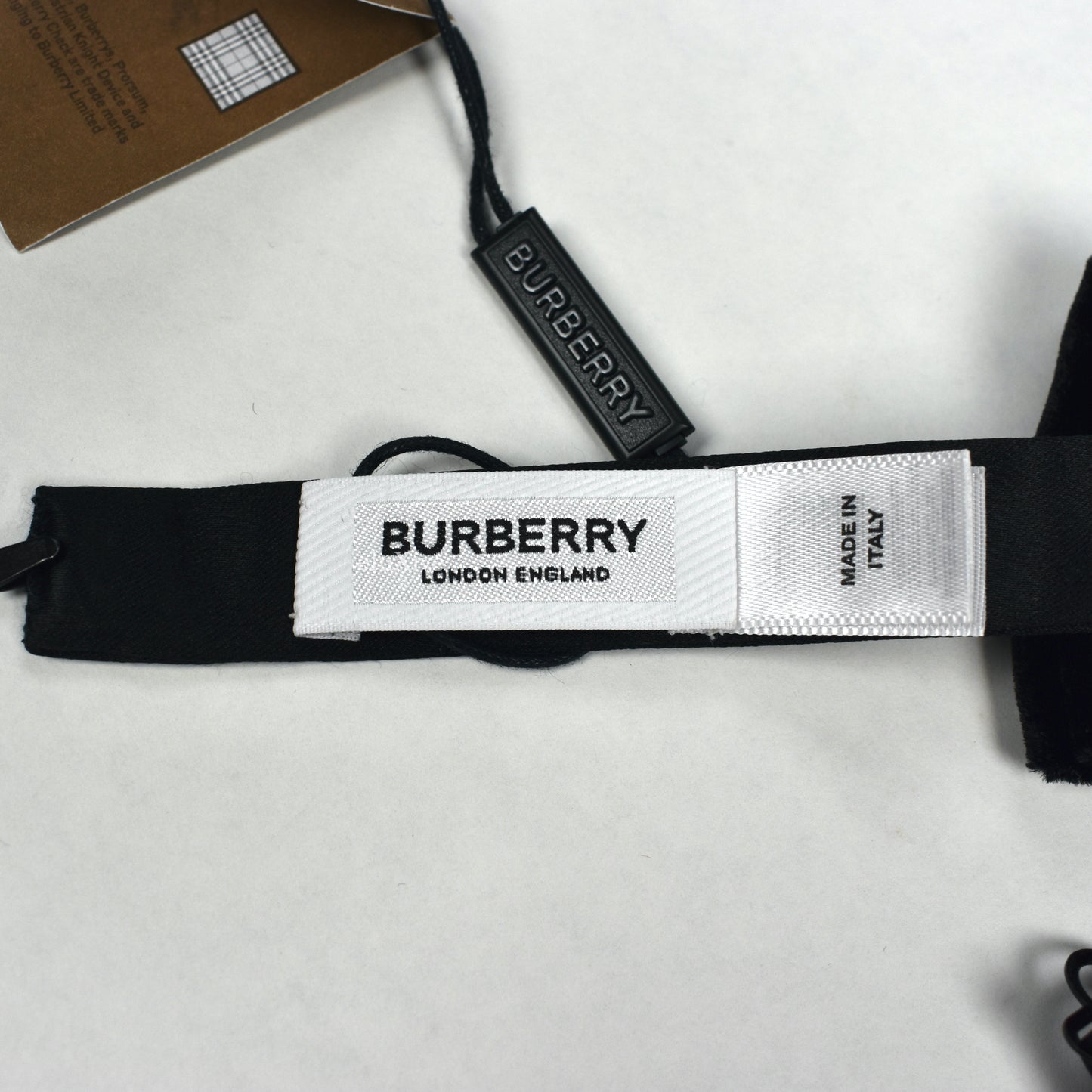 Burberry - Black Velvet Bow Tie