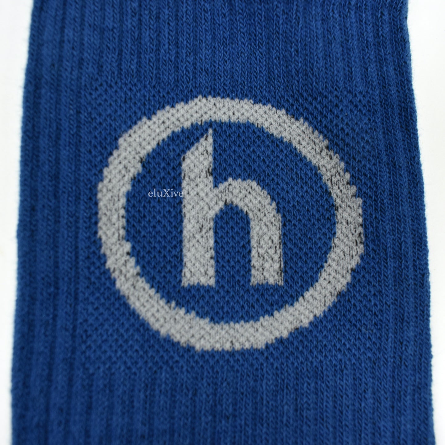 Hidden NY - Blue/Gray H Logo Knit Socks