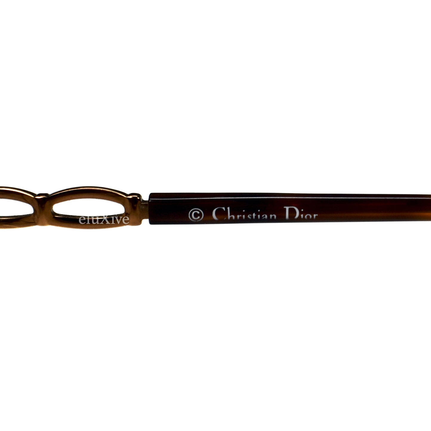 Dior - Vintage Gold Chain Detail Optical Glasses