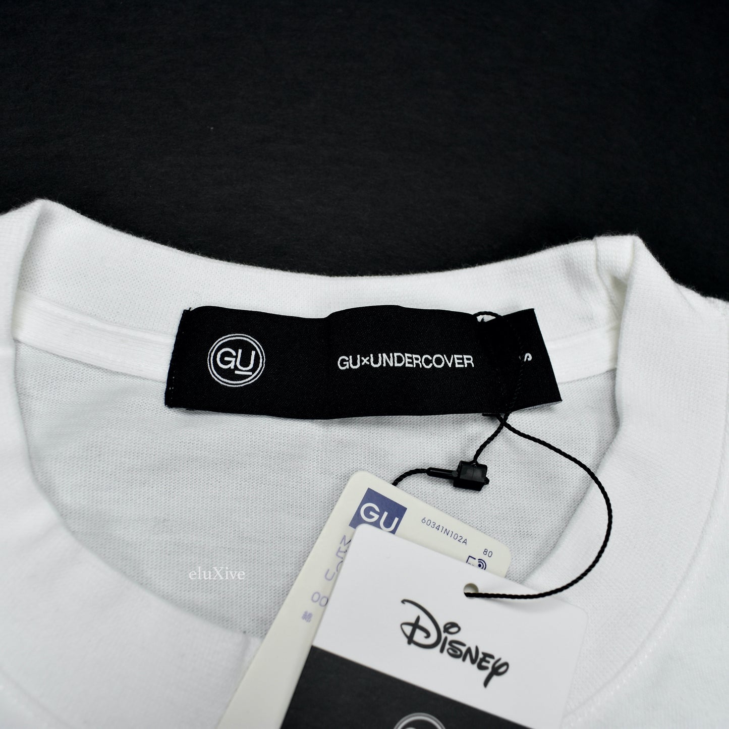 Undercover x GU - White Mickey Mouse Sketch T-Shirt