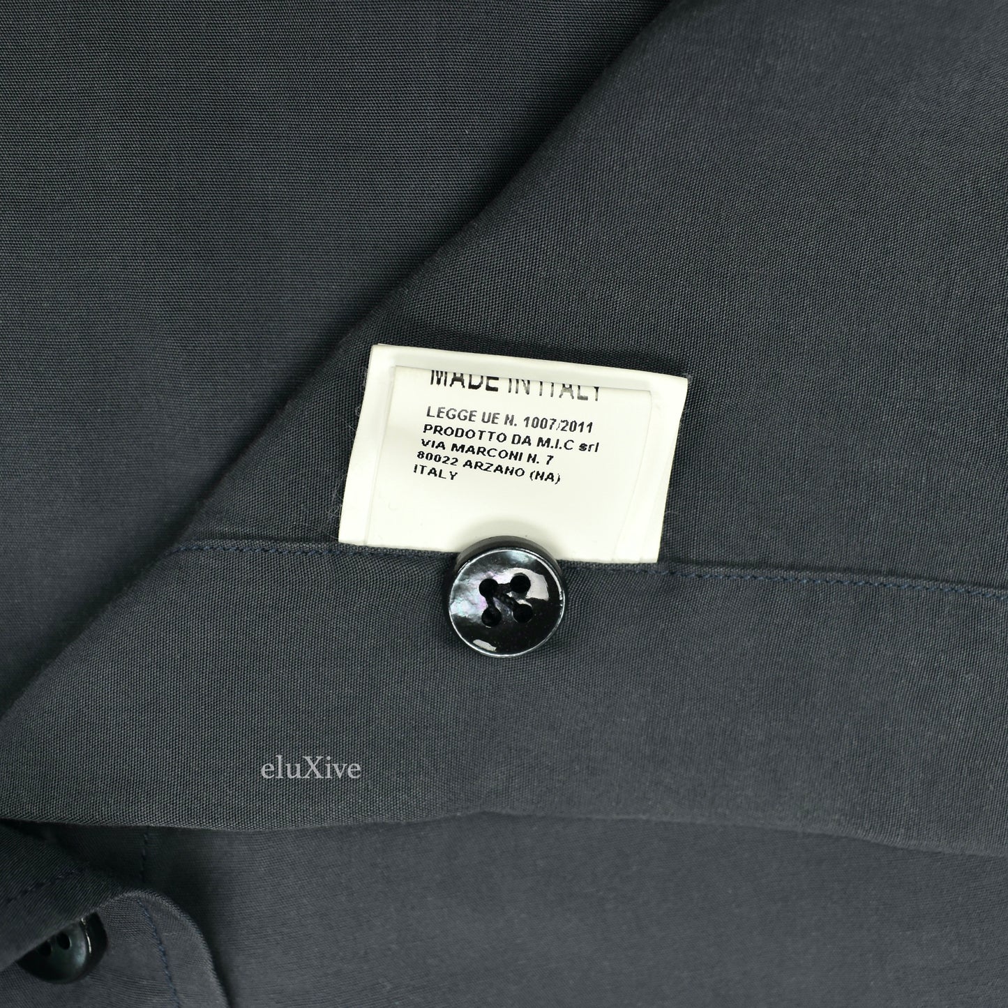 Barba - Dark Gray Lyocell Button Down Shirt