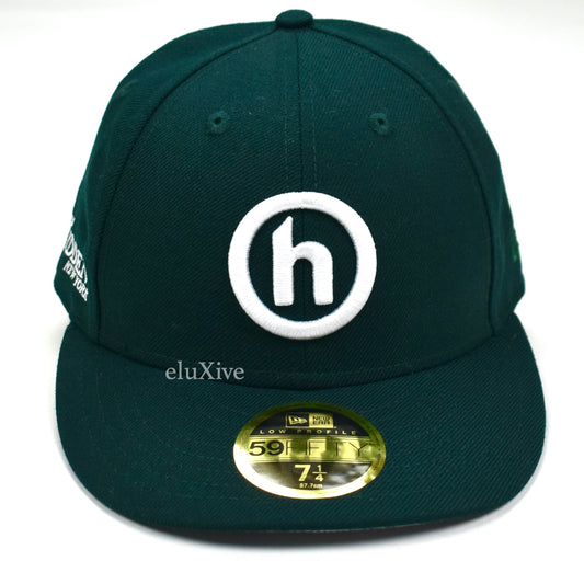 Hidden NY x New Era - Dark Green H Logo Fitted Hat