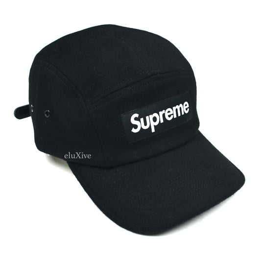 Supreme x Loro Piana - Wool Box Logo Hat (Black)