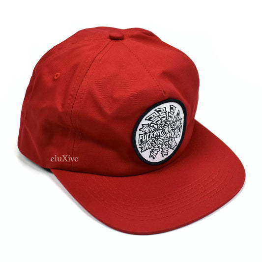 Fucking Awesome - Red Spiral Logo Hat
