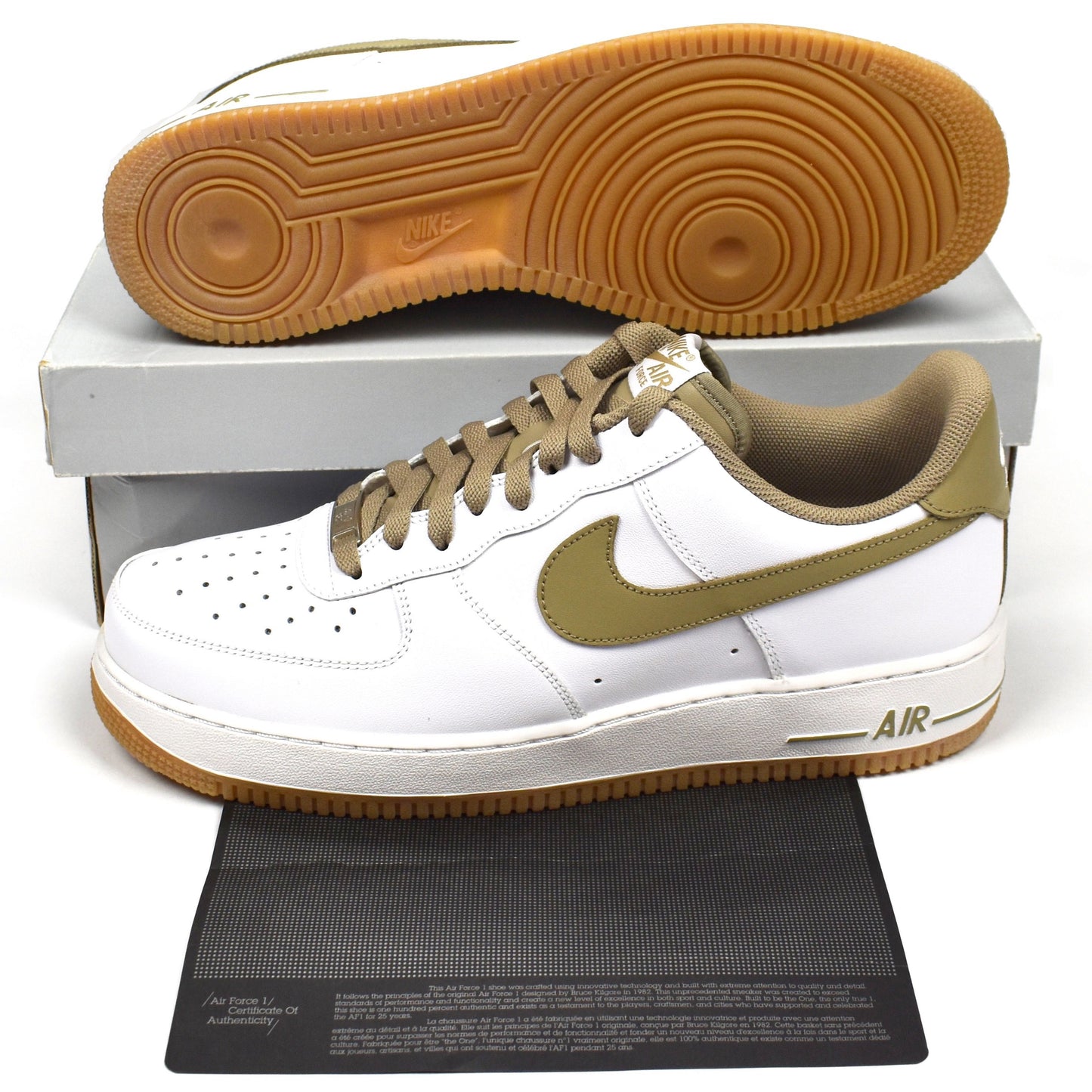 Nike - Air Force 1 Low (White/Khaki)