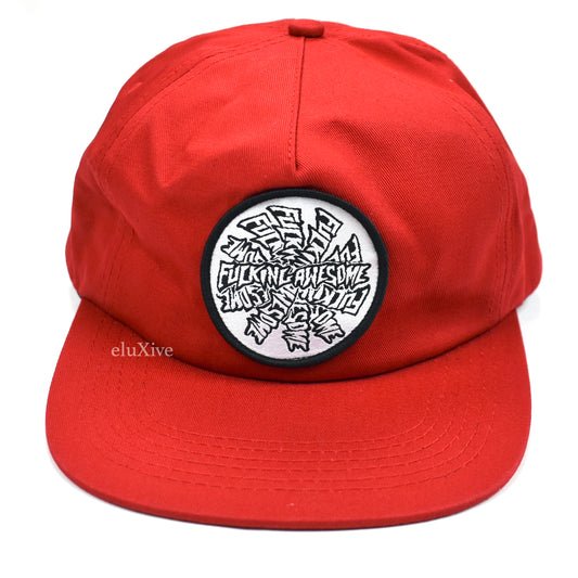 Fucking Awesome - Red Spiral Logo Hat