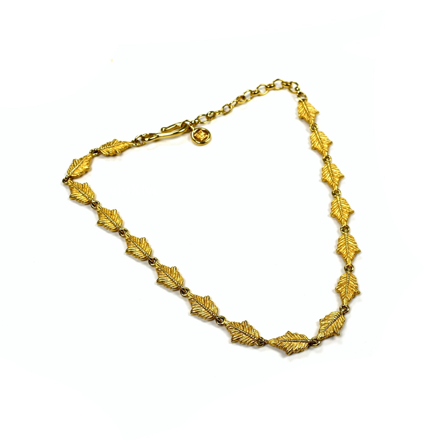 Givenchy - 19.5" Gold Leaf Chain Necklace