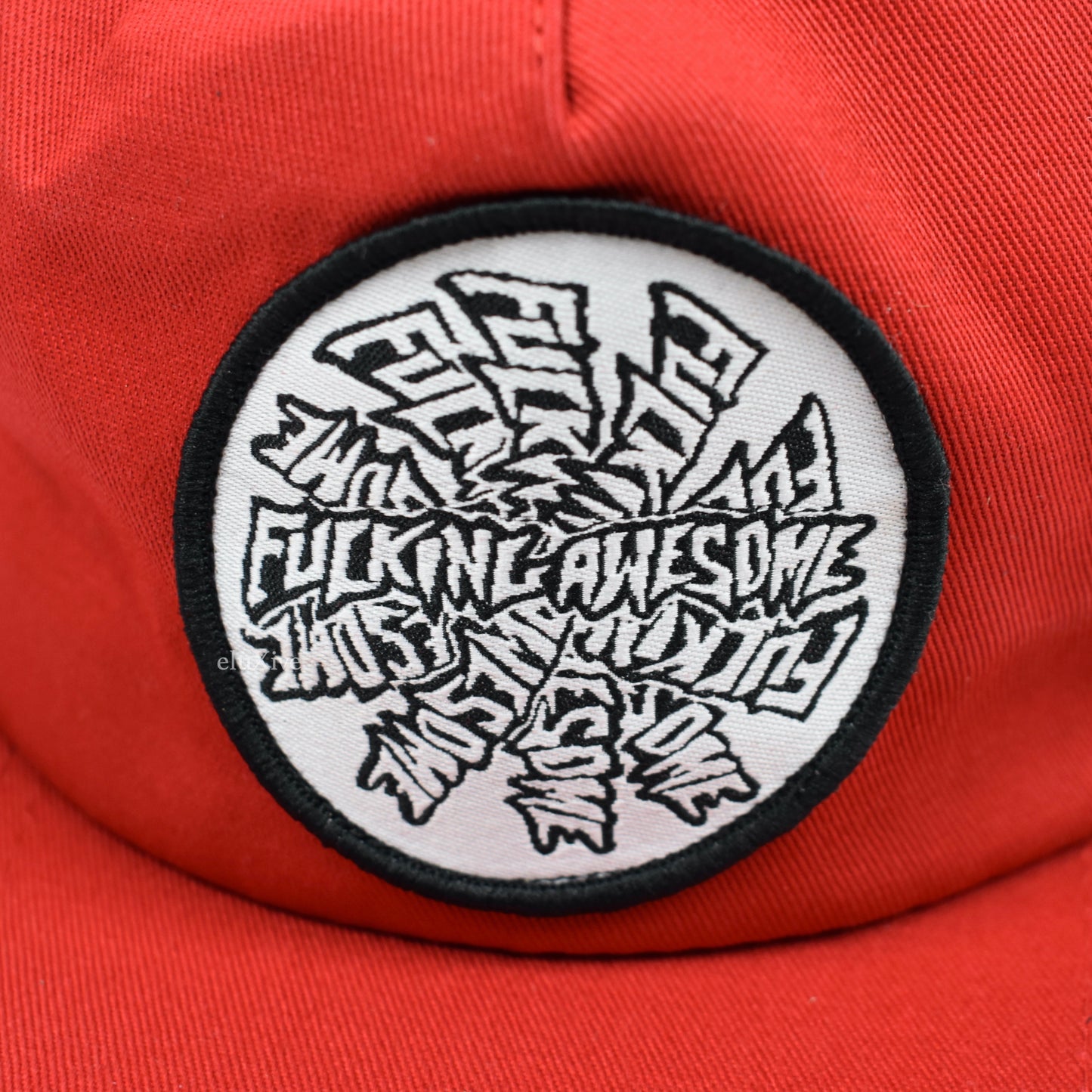 Fucking Awesome - Red Spiral Logo Hat