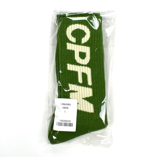 Cactus Plant Flea Market - CPFM Logo Knit Socks (Green)
