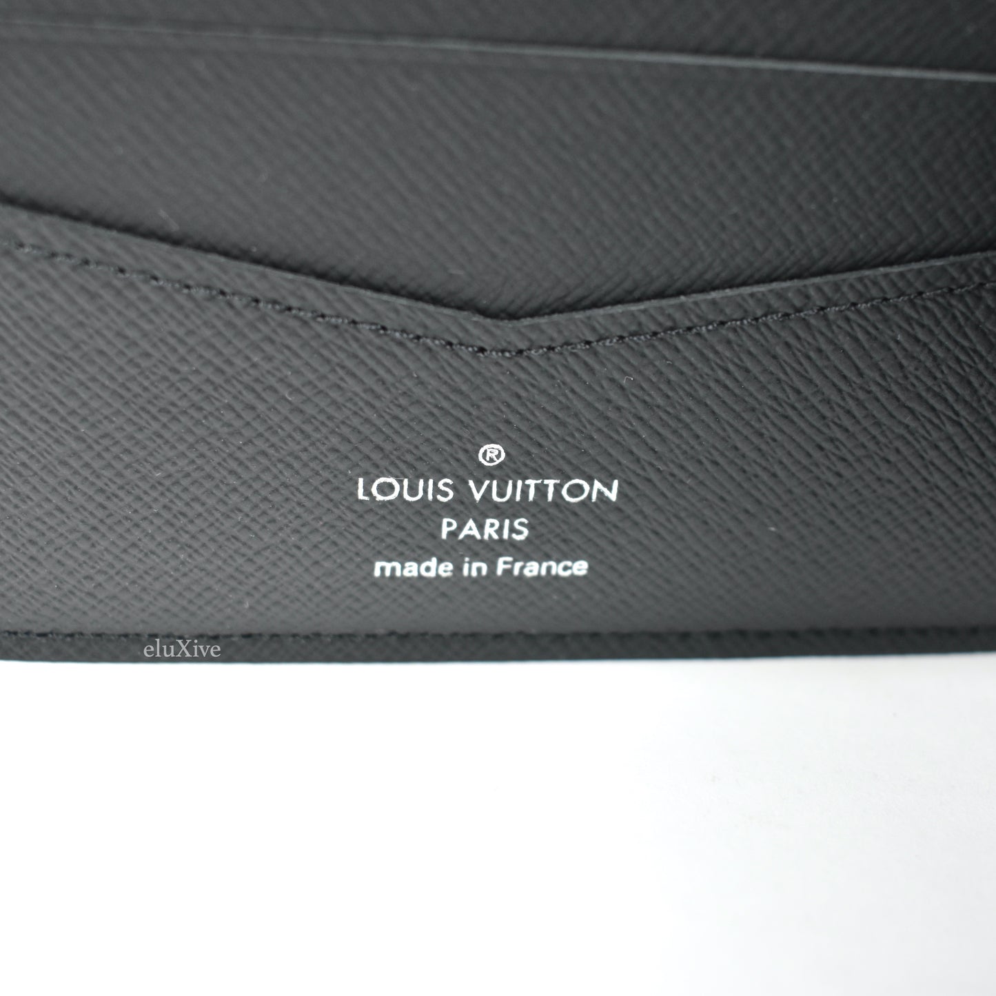 Louis Vuitton Slender Wallet Monogram Eclipse Reverse in Coated