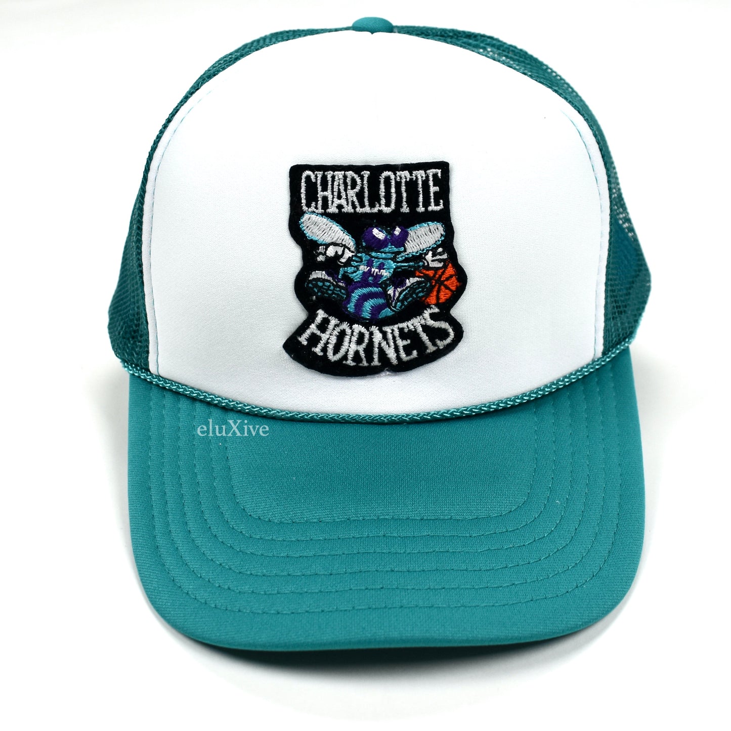 Retro - Charlotte Hornets 90s Vintage Patch Trucker Hat