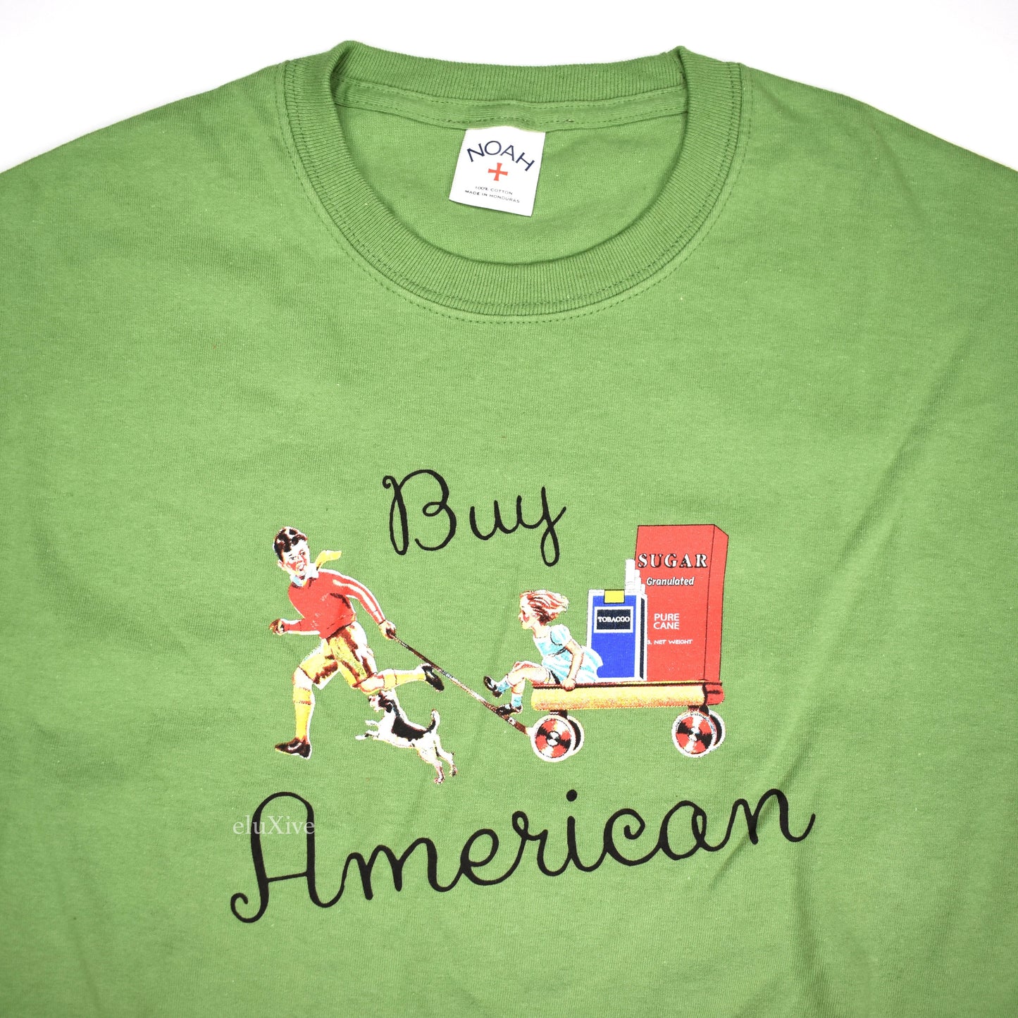 Noah - Buy American T-Shirt (Dill Green)