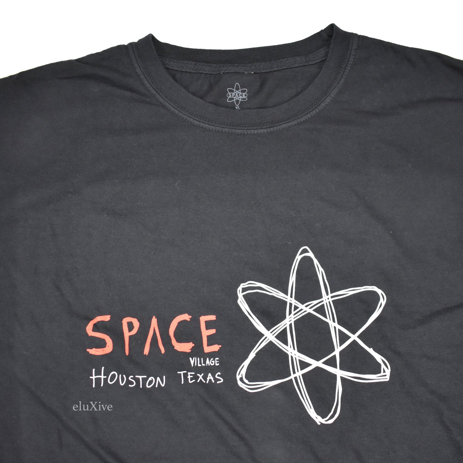 Travis Scott - Space Village Logo T-Shirt (Black) – eluXive