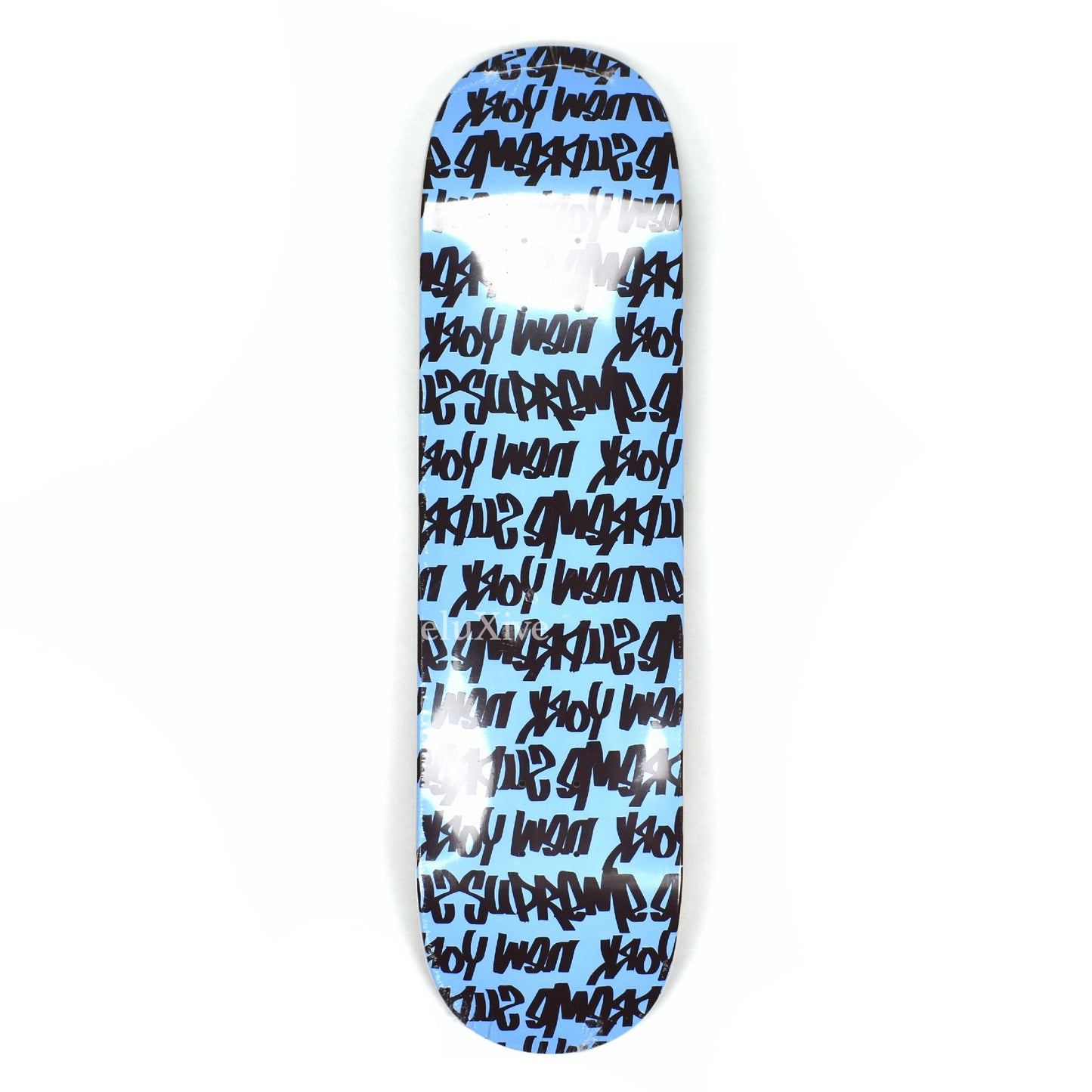 Supreme - Fat Tip 'LV' Allover Logo Skateboard Deck (Blue)
