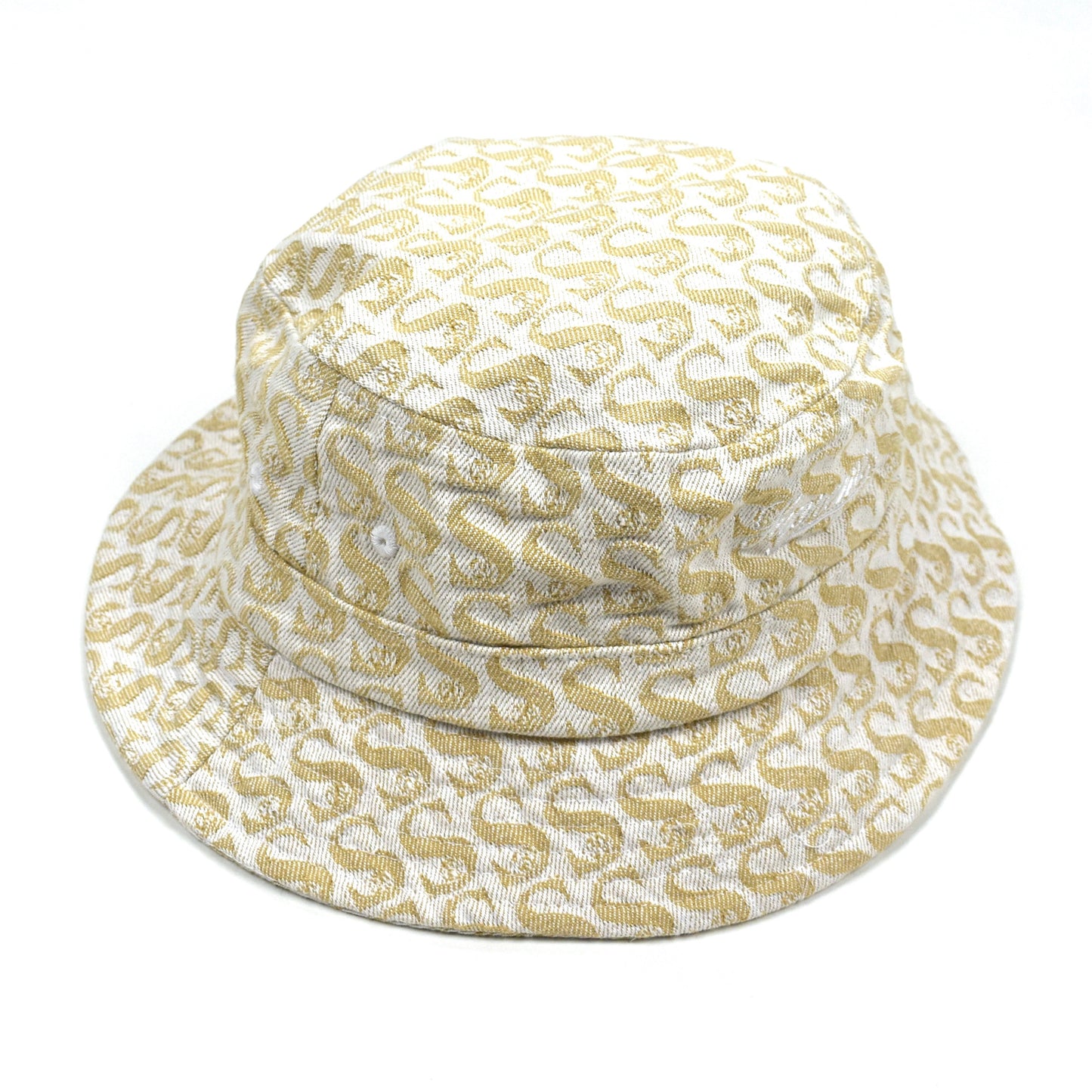 Supreme - Monogram Woven Script Logo Bucket Hat (Tan)