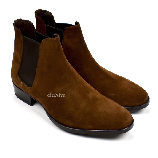 Tom Ford - Brown Suede Chelsea Boots