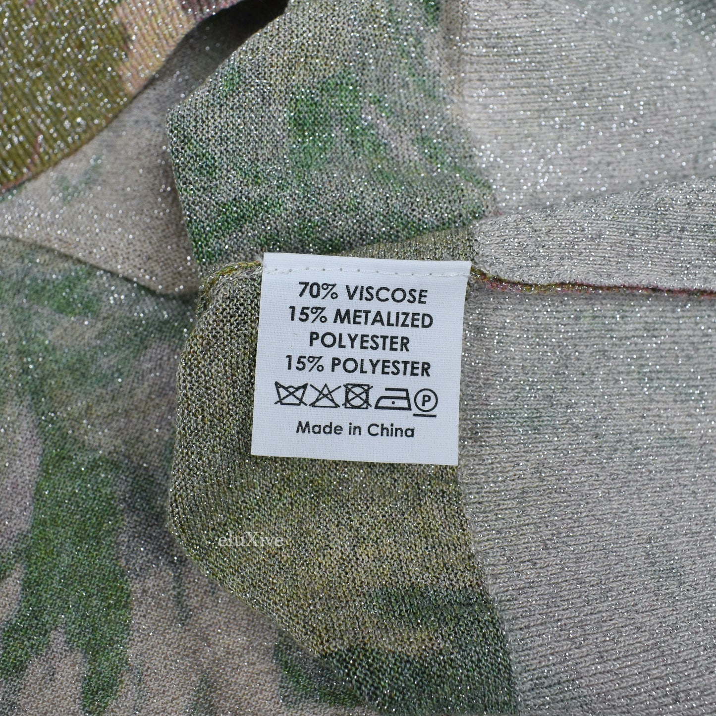 Dries Van Noten - Metallic Woven Viscose Floral Print Sweater
