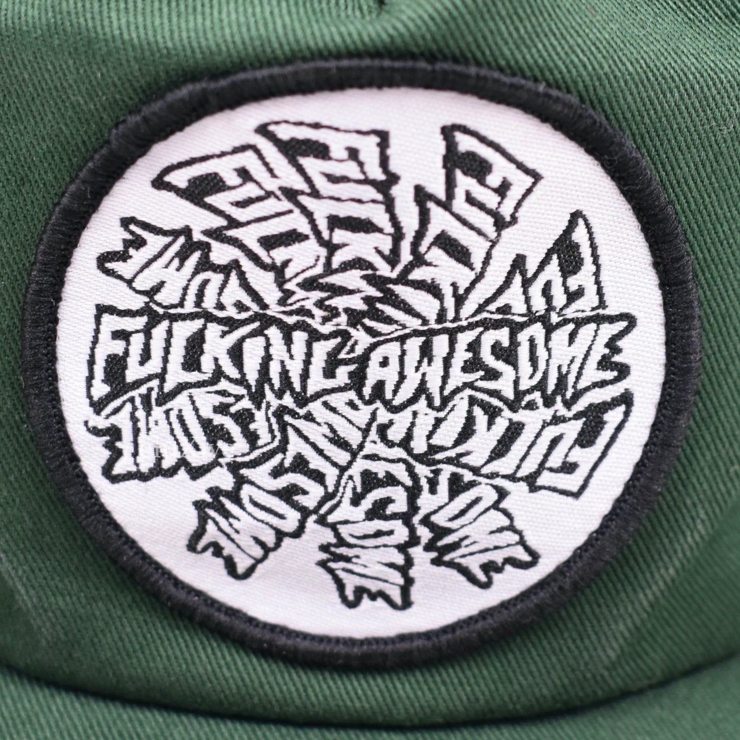 Fucking Awesome - Green Spiral Logo Hat